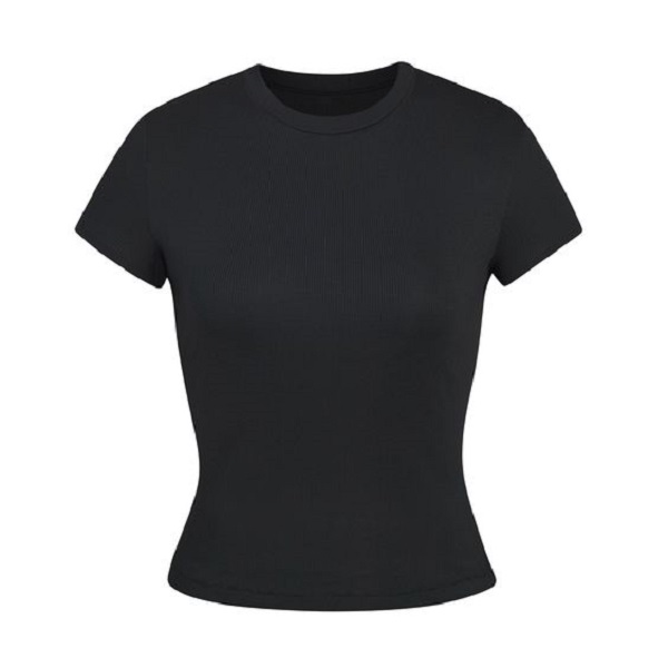 Dress up a black tee.