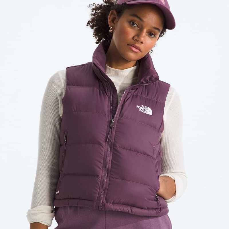 cropped puffer vest outfits